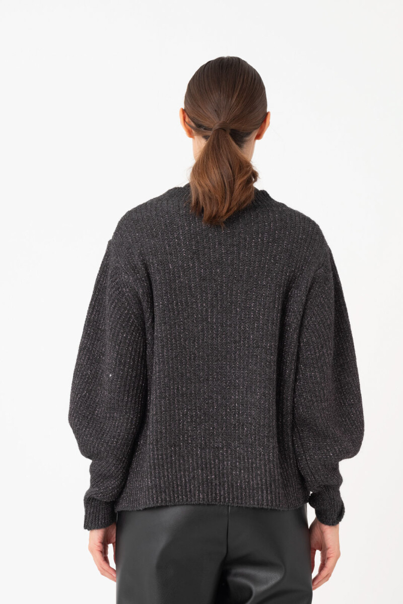 BUZO CON LUREX Gris