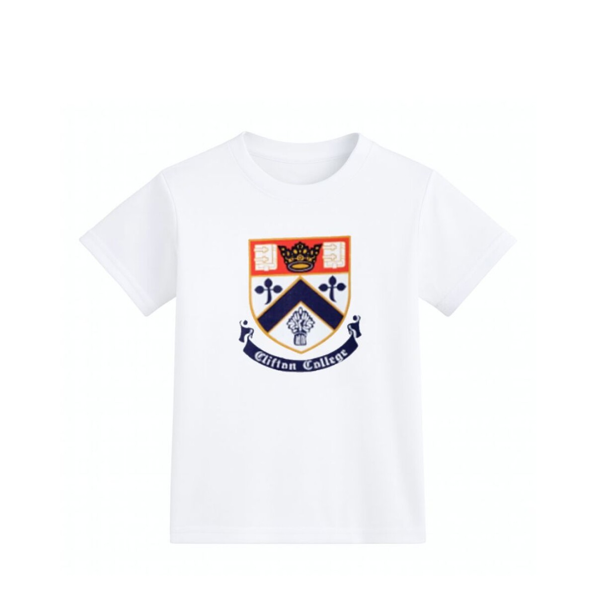 T-shirt manga corta Clifton College Blanco