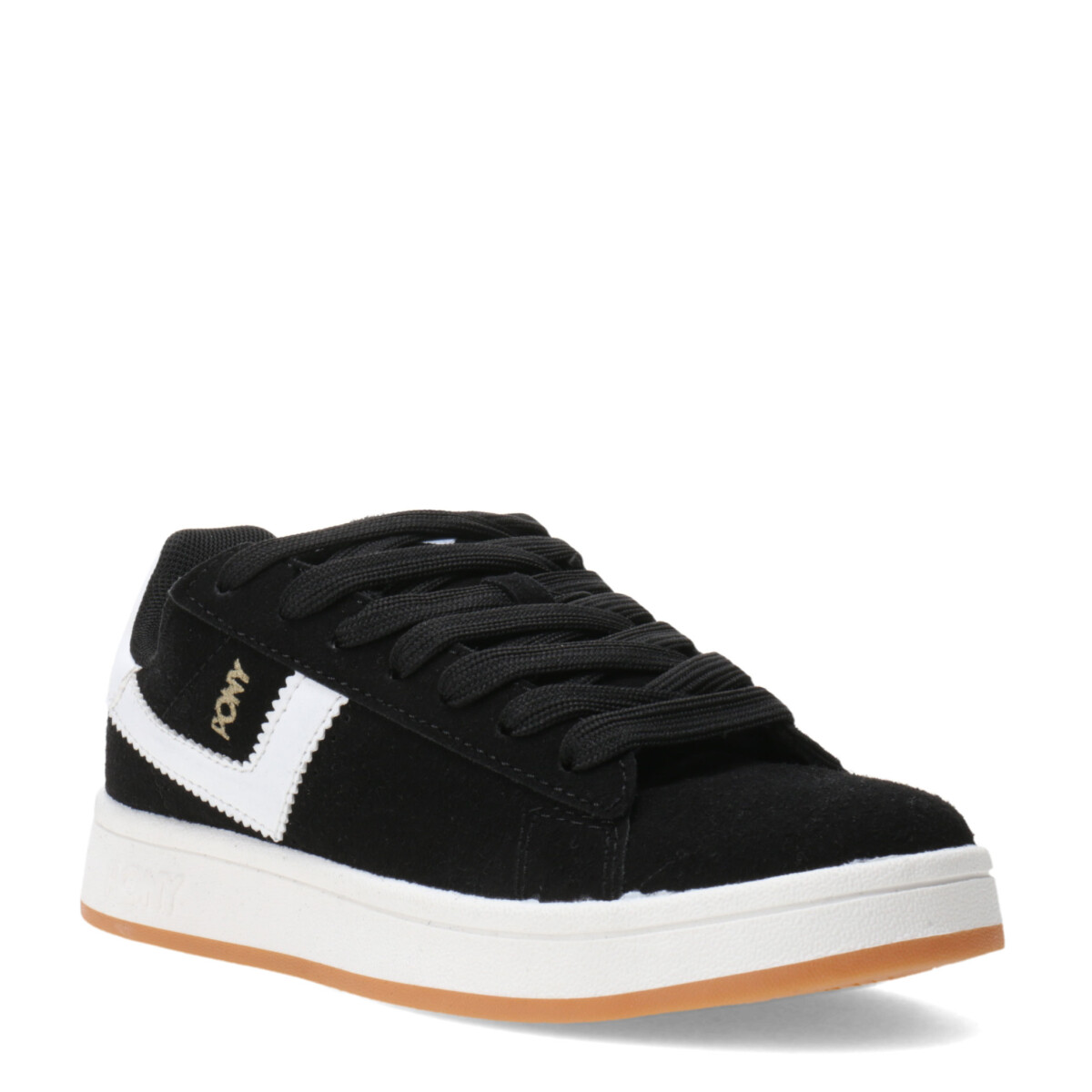 Championes de Mujer Pony Square W - Negro - Blanco 