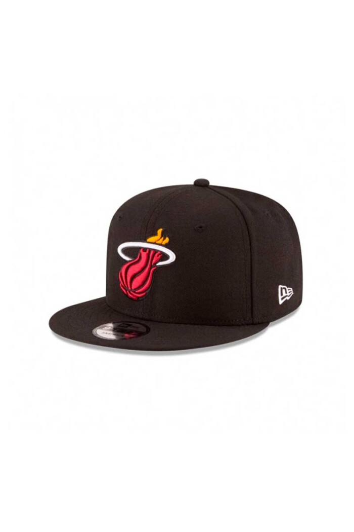 GORRO PLANO NEW ERA MIAMI HEATS NEGRO Negro
