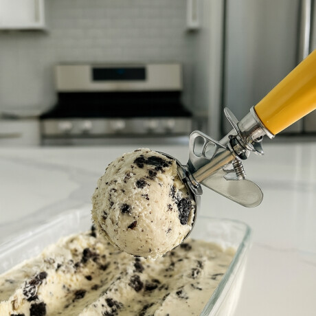 Cuchara de Helado 59 ml Amarillo Acero Inoxidable Cuchara de Helado 59 ml Amarillo Acero Inoxidable