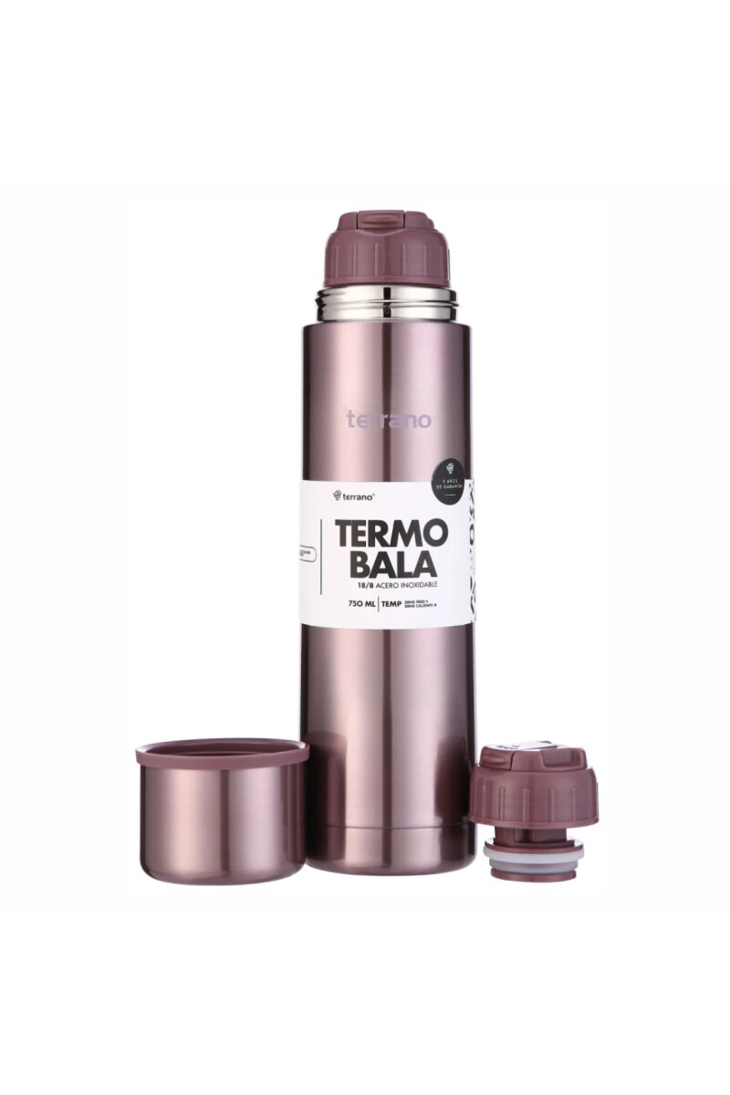 TERMO TERRANO BALA 750ML LILA METAL