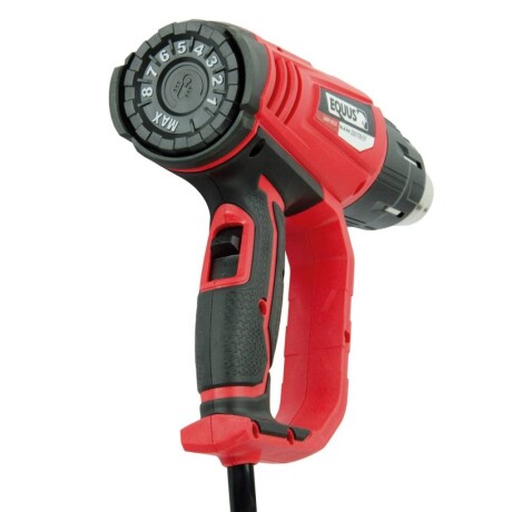 Pistola de Calor Equus Profesional 2000W 3 Niveles ROJO
