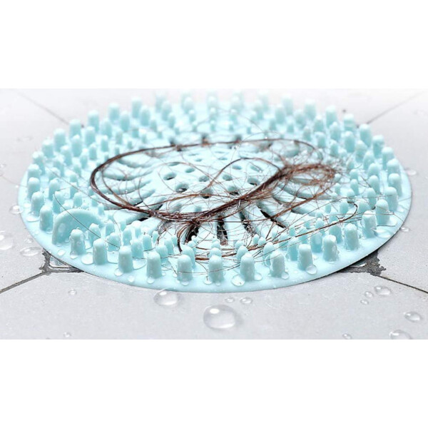 Filtro Silicona Drenaje Rejilla Baño Cocina Patio Premium variante color CELESTE