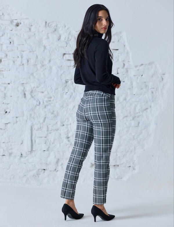 Pantalon Lurex NEGRO/BLANCO