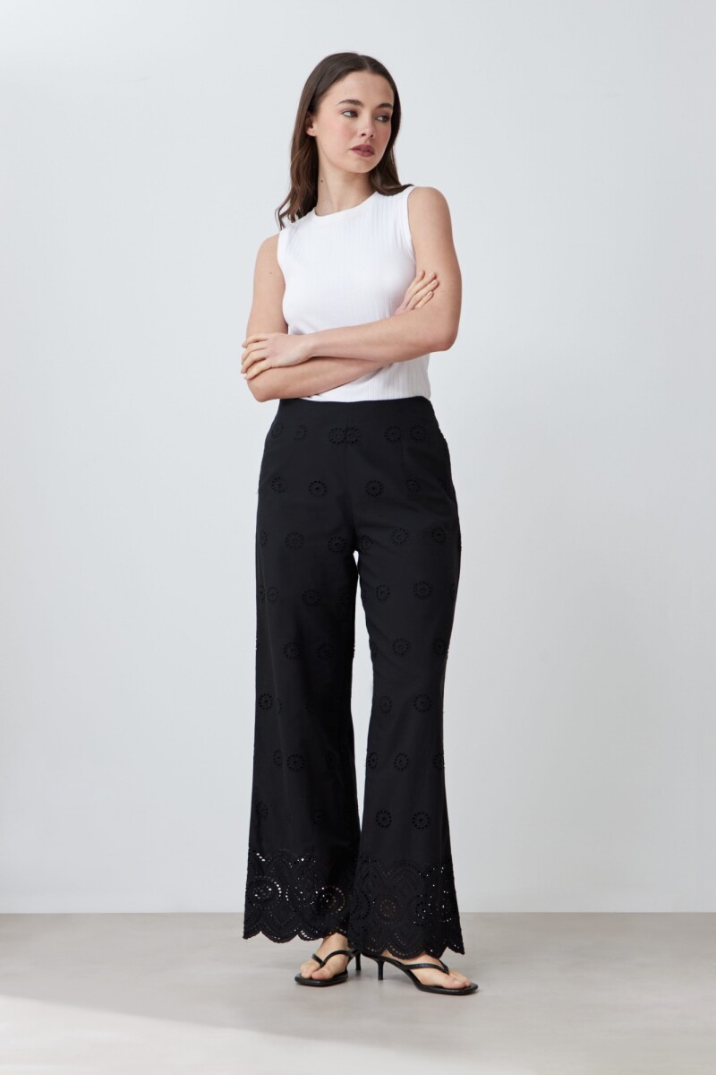 Pantalón de boderie negro