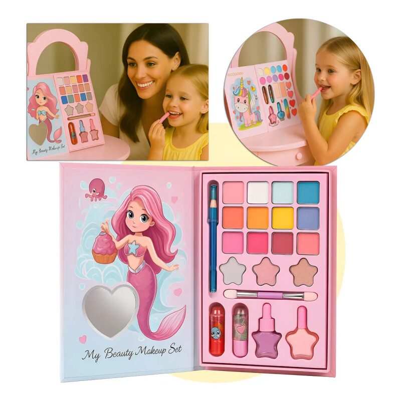 Set de maquillaje par aniñas Sirena Set de maquillaje par aniñas Sirena