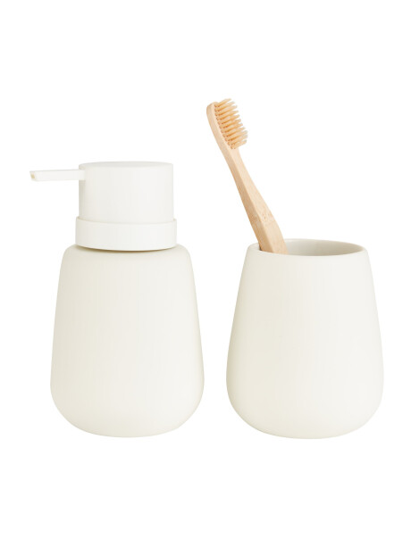 Dispensador de jabón EKBY blanco Dispensador de jabón EKBY blanco