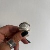 Anillo plata y oro satinado Anillo plata y oro satinado