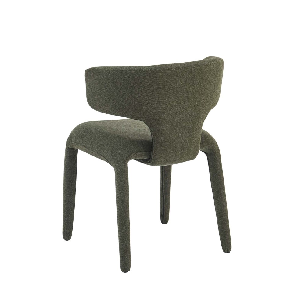 SILLA DE COMEDOR METAL-Y-TELA VERDE BEATRIZ