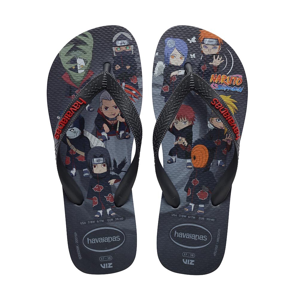 Sandalias Havaianas Top Naruto Hombre Nuevo Grafito/Gris Plomo