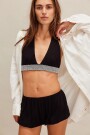TOP HALTER OF THE MOMENT Negro