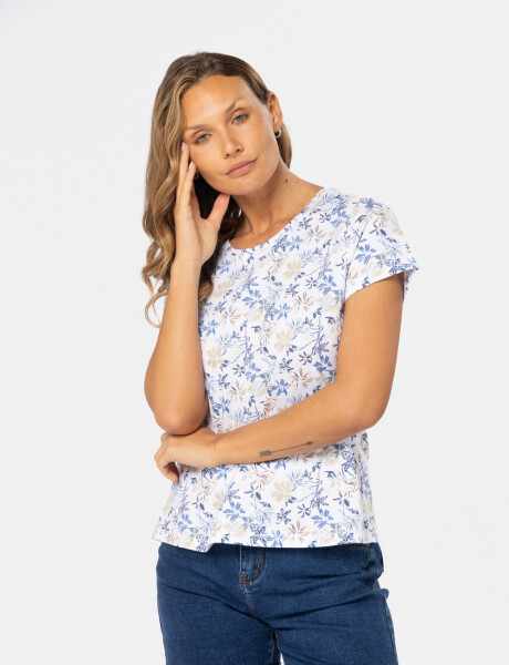 REMERA ESTAMPADA Blanco