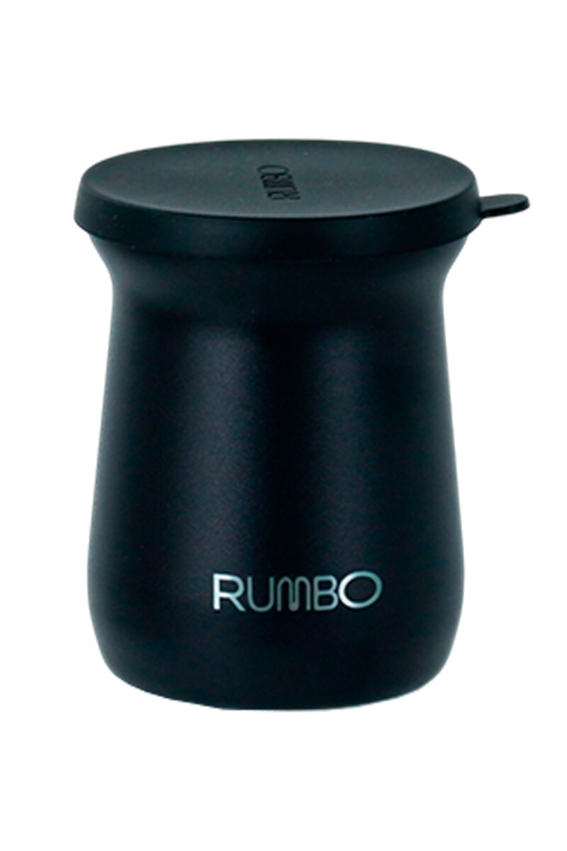 MATE C/TAPA RUMBO 160ML NEGRO 