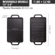 Plancha Hierro Curado Reversible 21x33cm Victoria Plancha Hierro Curado Reversible 21x33cm Victoria
