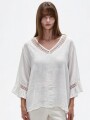 Blusa Yuio Marfil / Off White