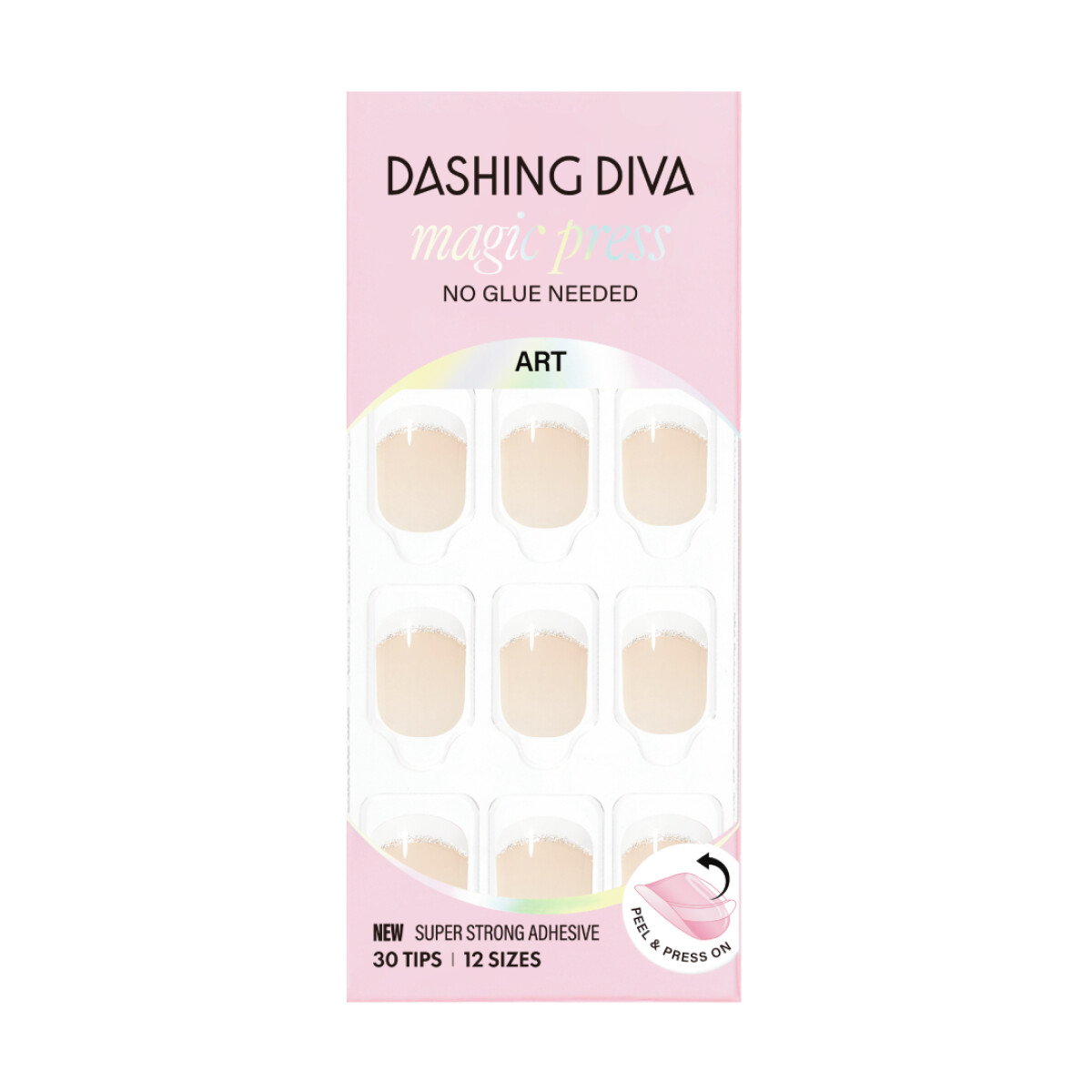 UÑAS EN GEL LISTAS (PRESS ON) - MINI FRENCH 
