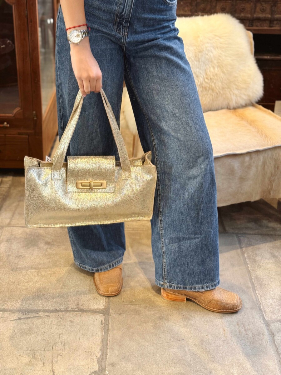 Tote Bag Baguette - Oro Macchiato 