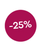 AGOSTO OFF 25%