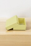 Caja eco 02 - 8x8x4,5 cm. AMARILLO PASTEL