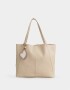 Shopper Cartera Shopper Crudo - Blanco Crudo