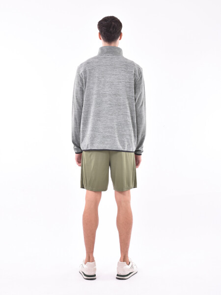 REMERA ROCHET VERDE MELANGE