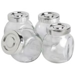 FRASCO DE VIDRIO SET x4 FRASCO DE VIDRIO SET x4