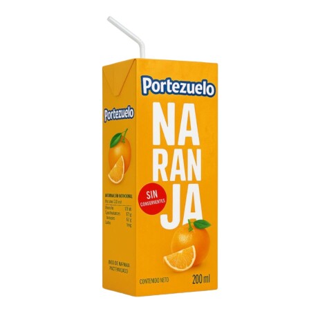 Jugo Portezuelo 200ml Naranja Jugo Portezuelo 200ml Naranja