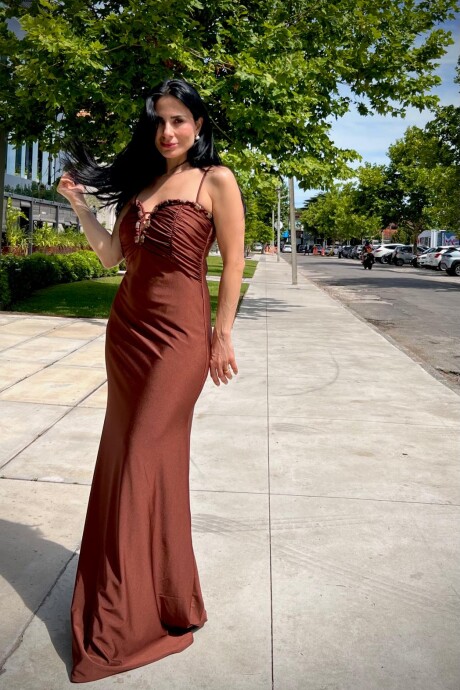 Vestido Chloe Marrón