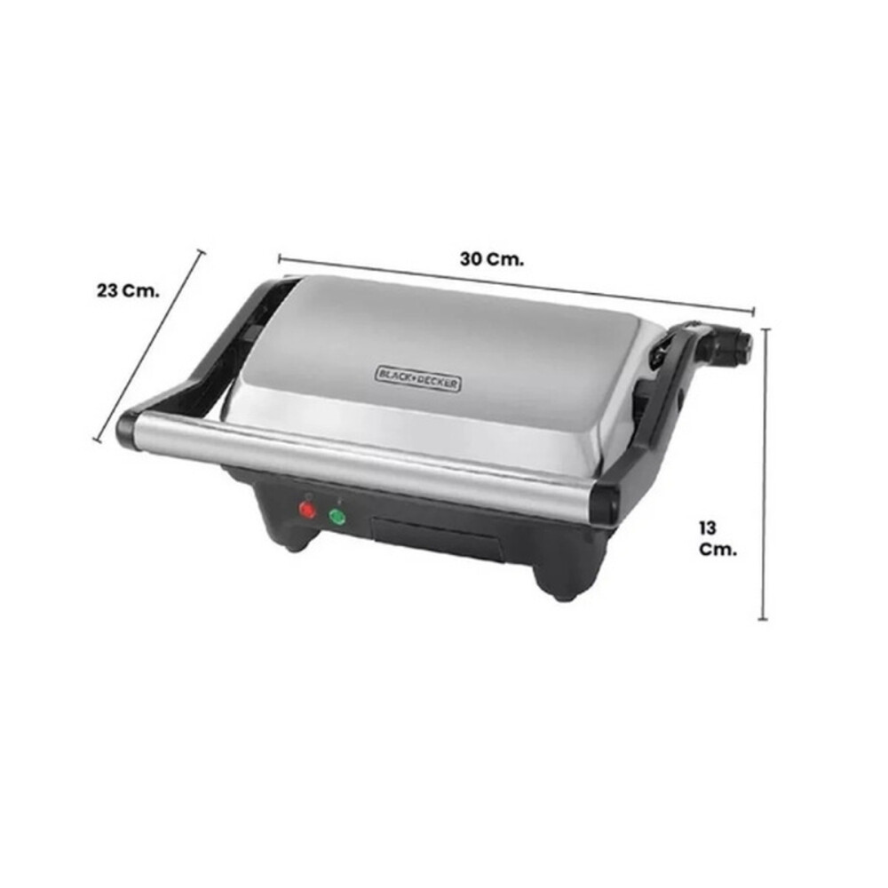 CHURRASQUERA GRILL B+D GR2976-CL ANTIADHERENTE 910W Unica