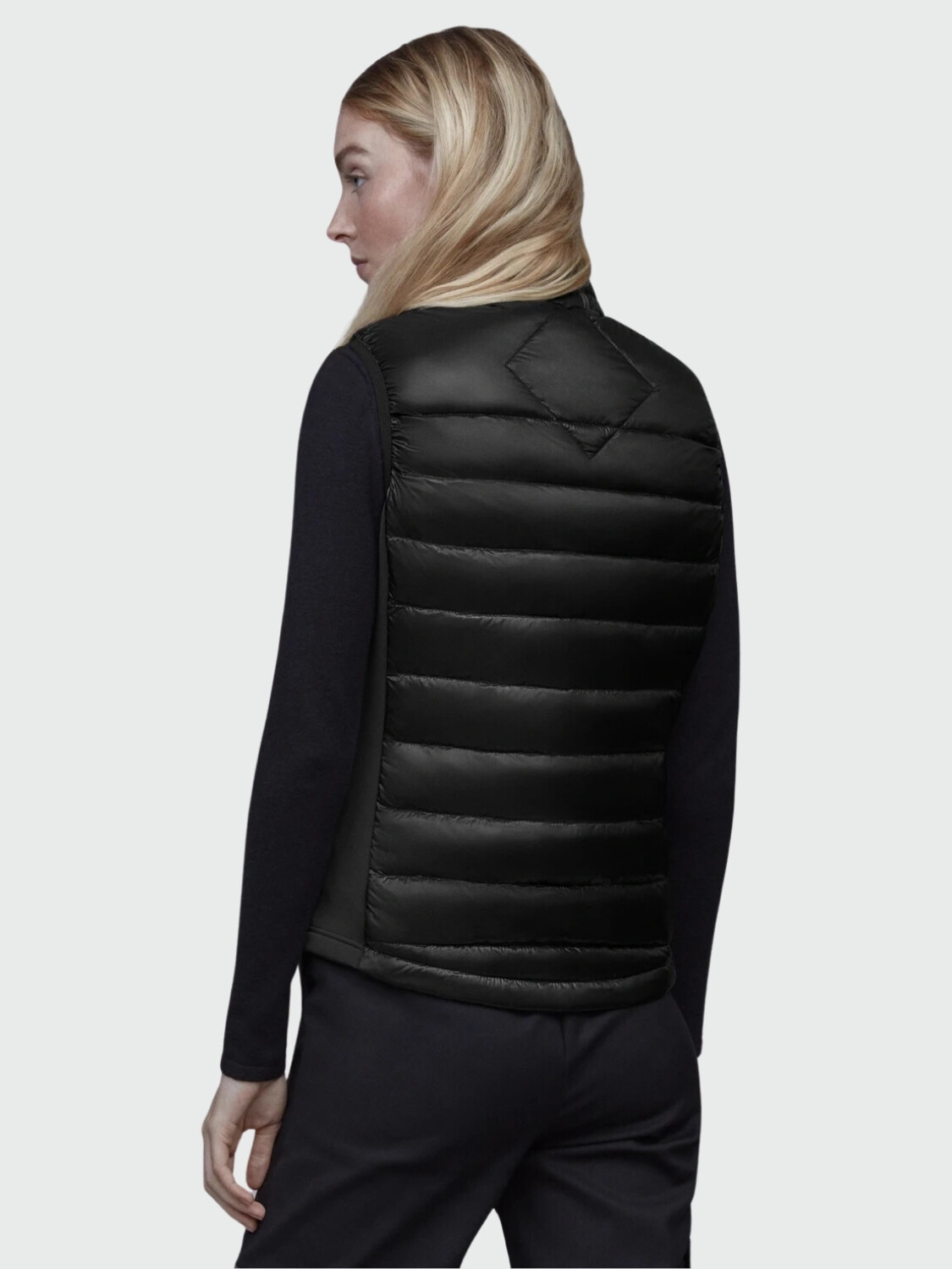 Canada Goose -Chaleco de nylon, Hybridge lite Negro
