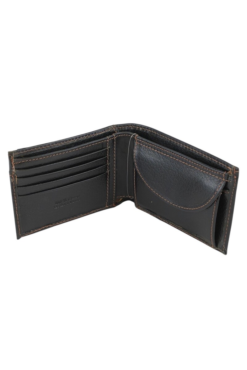 Billetera grande con tarjetero extraible Negro