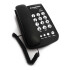 Teléfono De Base Fijo Números Grandes Panaphone Kxt-3014 Variante Color Negro