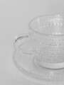 Taza Dots Con Plato Color Unico