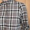 Camisa Mili Escoces Negro con Naranja