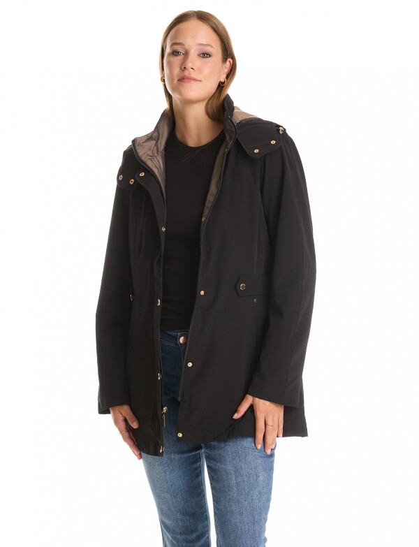 Gabardina Impermeable NEGRO