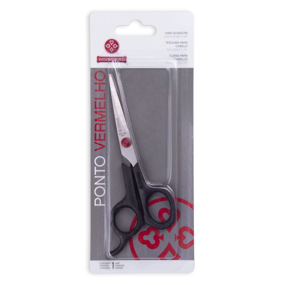 MUNDIAL TIJERA P. ROJO DE PELUQ R663-5 U