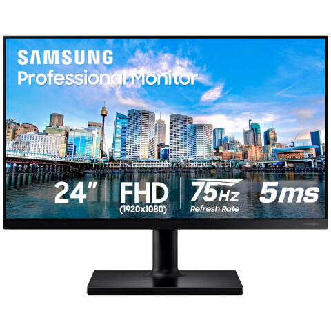 Monitor Samsung Profesional T45f 24" Ips Fhd 75hz MONITOR SAMSUNG PROFESIONAL T45F 24 75HZ