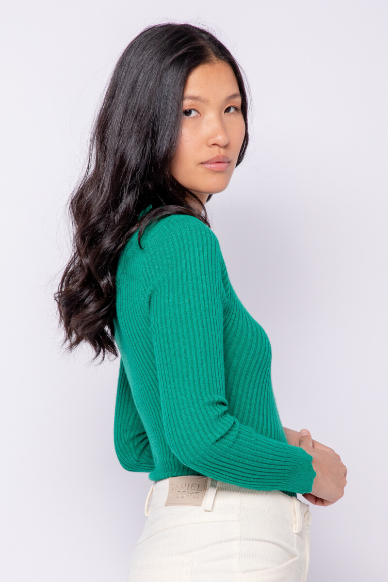 POLERA TEO Verde Esmeralda