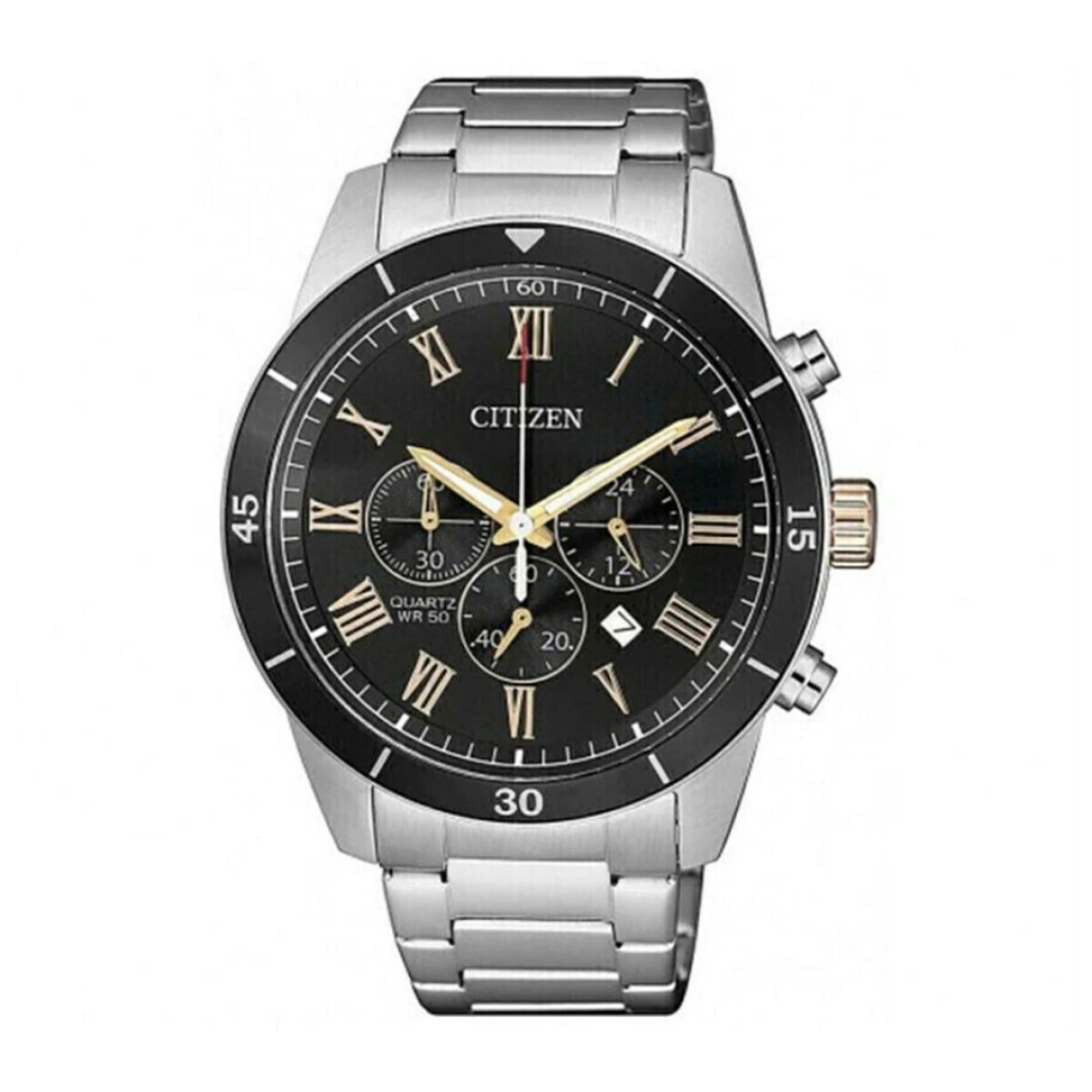 Reloj Citizen AN8168-51H para hombre con correa de acero - Negro 