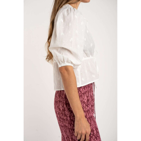 Blusa Broderie Crudo