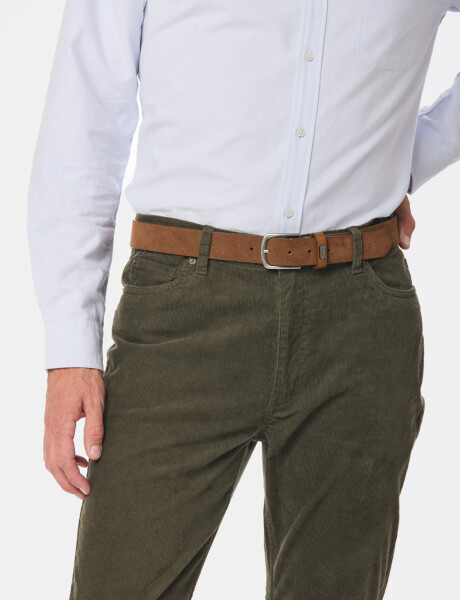 PANTALÓN DE PANA Verde