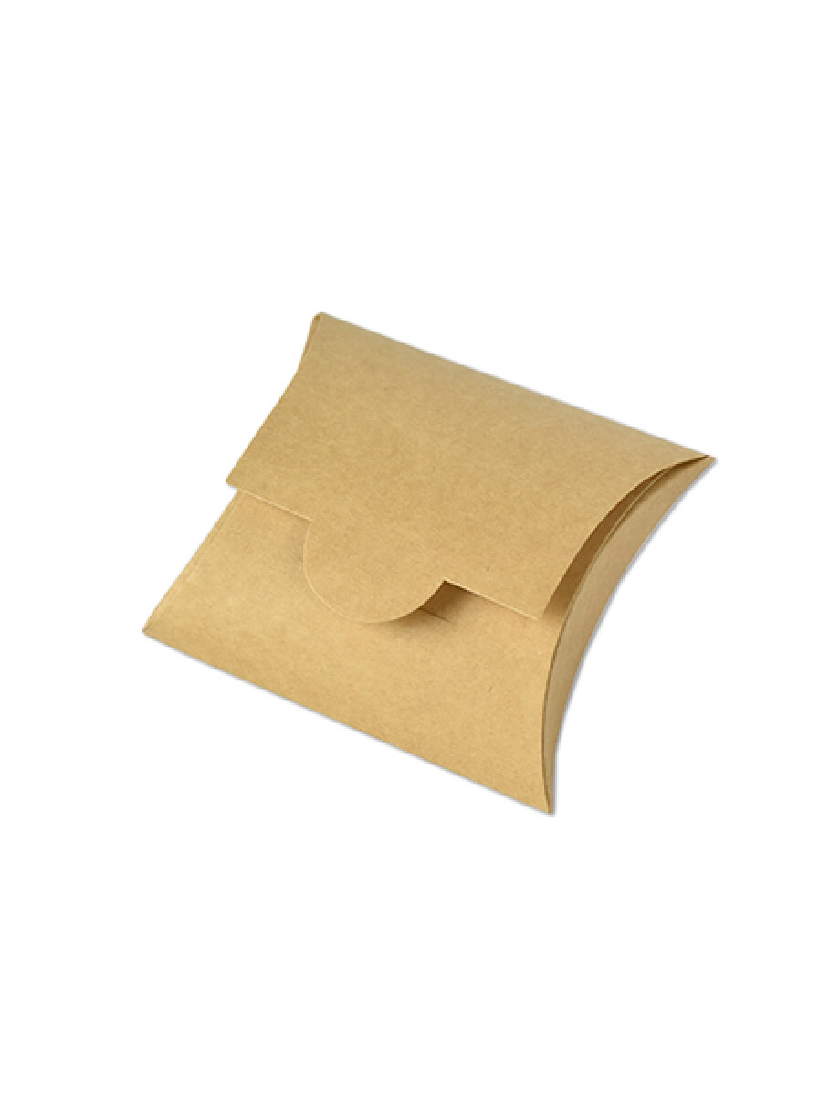 Estuche pillow eco 7x8 cm. - REVERSIBLE BLANCO - MADERA 