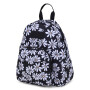 Mochila Half Pint Punk Pansies Black