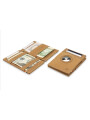 ESSENZIALE MAGIC AIRTAG WALLET CAMEL BROWN