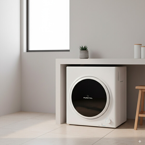Secarropa Frontal Punktal 5kg Potencia 1300w + Soporte Pared Color Blanco