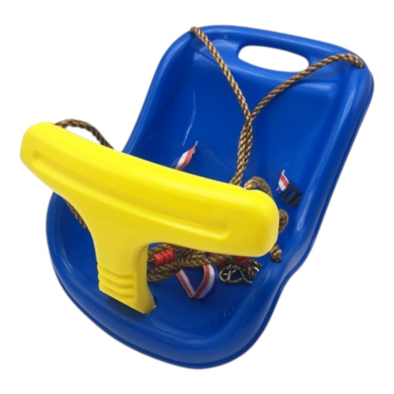 Hamaca Bebe Plástica con Cinto Azul