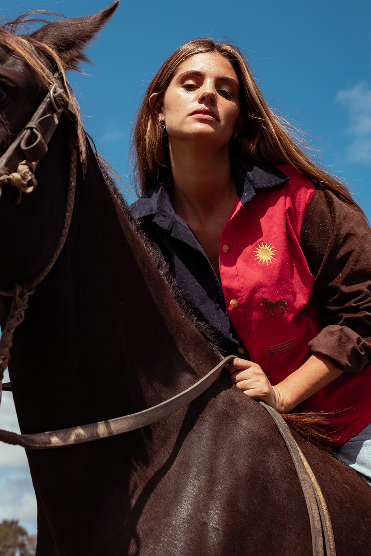 Vintage Charrúa Colorado / Azul Marino