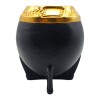 MATE TORPEDO ALPACA BAÑADA EN ORO 16 negrouniforme
