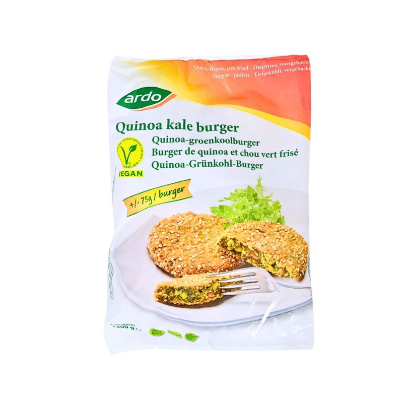 Hamburguesa Quinoa y Kale Ardo - 1,2 kg Hamburguesa Quinoa y Kale Ardo - 1,2 kg